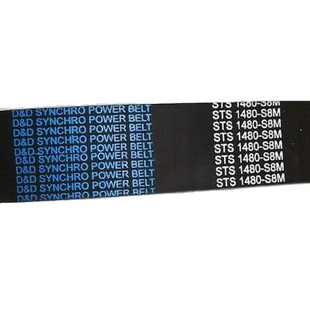Aftermarket 4400S5M740 DAndD Powerdrive S5M Single STS Replacement Timing Belt 4400-S5M-740-DD